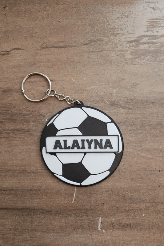 Soccer bag tag